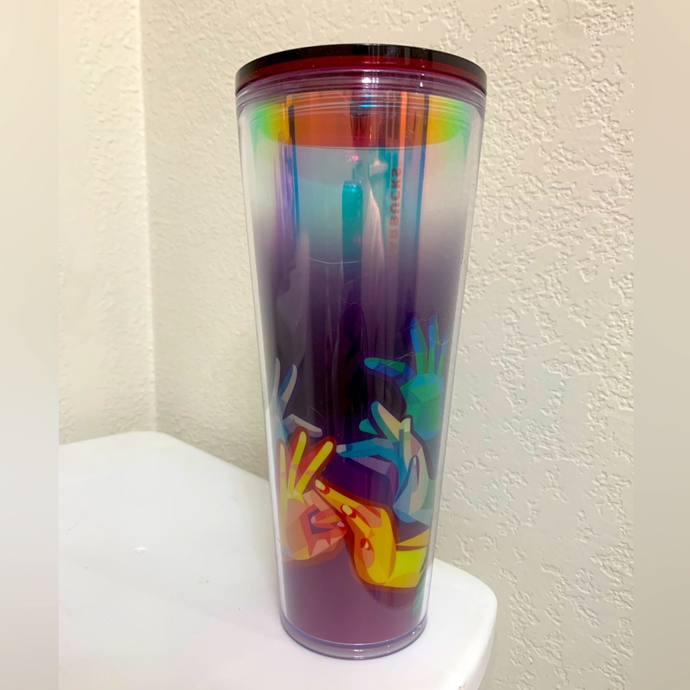 Starbucks 2021 American Sign Language ASL Hand
Movements Tumbler 24 oz